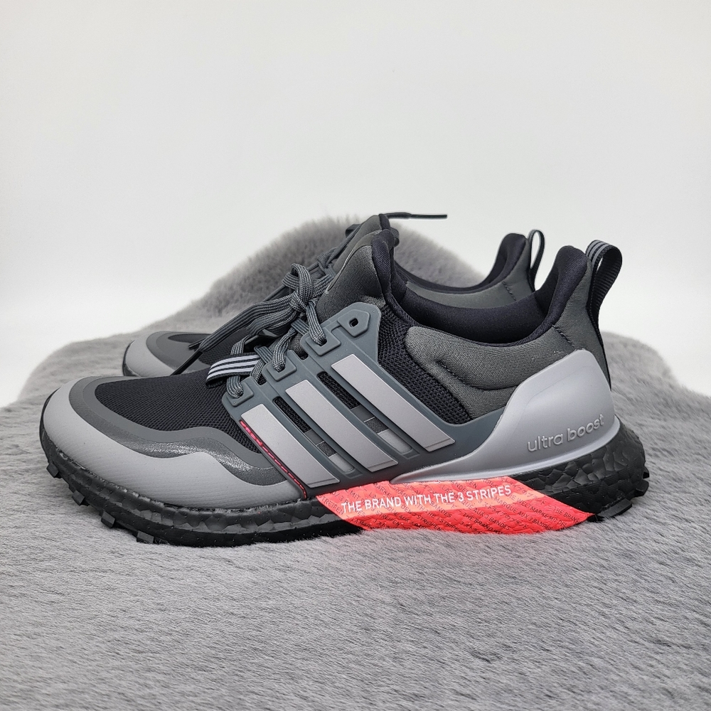 Adidas Ultraboost All Terrain Black Red Grey Trail Running Shoes